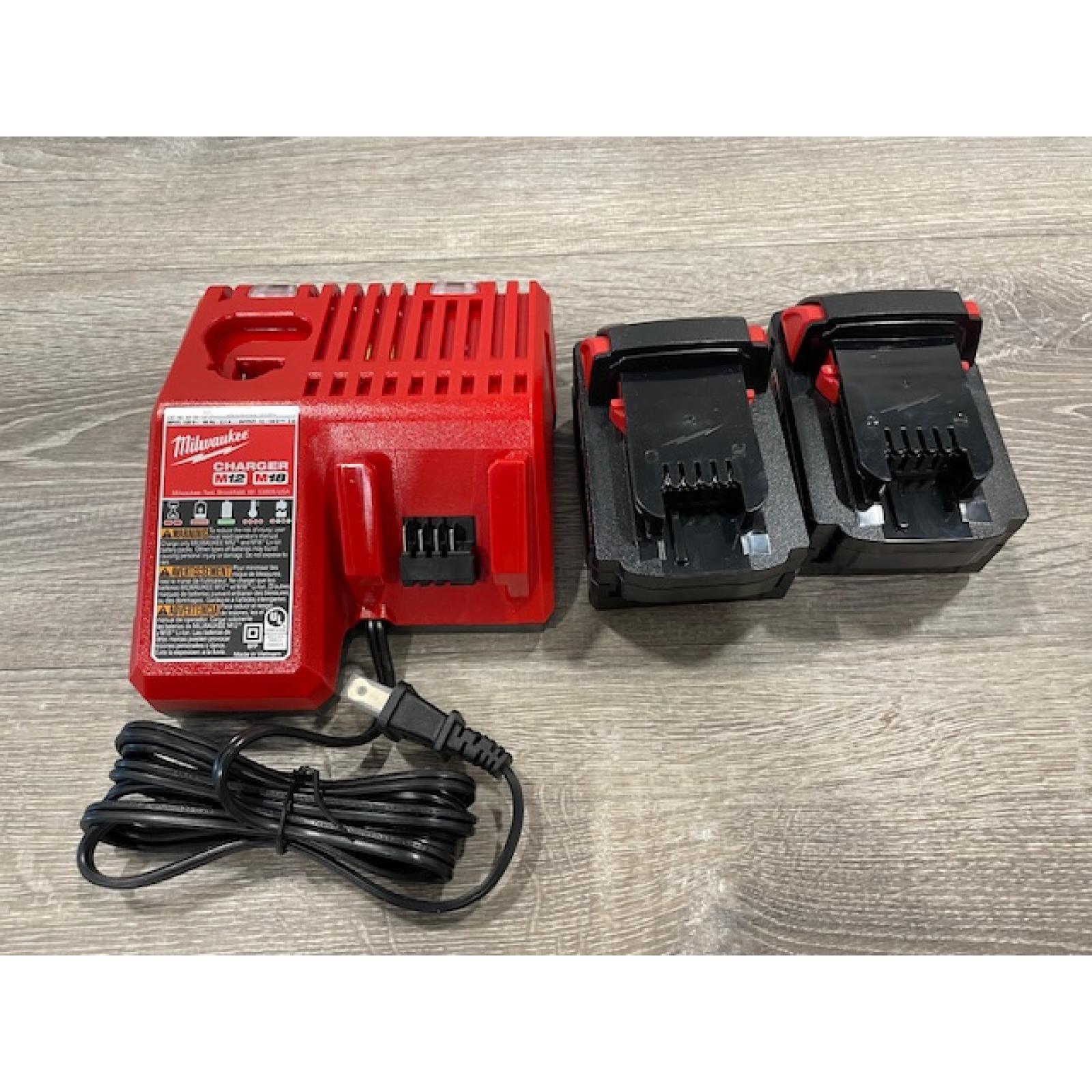 AS-IS Milwaukee M18 18-Volt Lithium-Ion XC Starter Kit