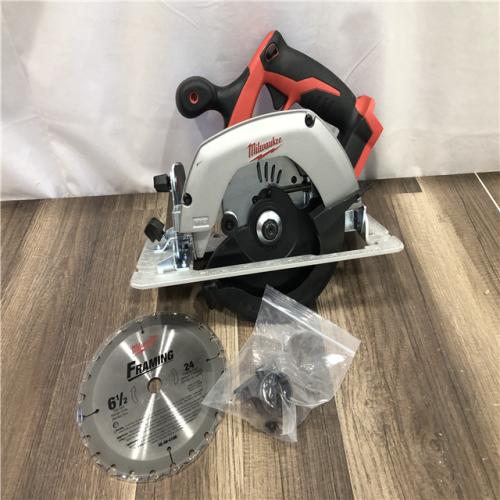 AS-IS Milwaukee  18V Lithium-Ion Cordless 6-1/2 in. Circular Saw (Tool-Only)
