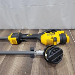 AS-IS  DEWALT FLEXVOLT 60V MAX 17 in. Cordless Battery Powered Attachment Capable Trimmer Kit with (1) FLEXVOLT 3 Ah Battery & Charger