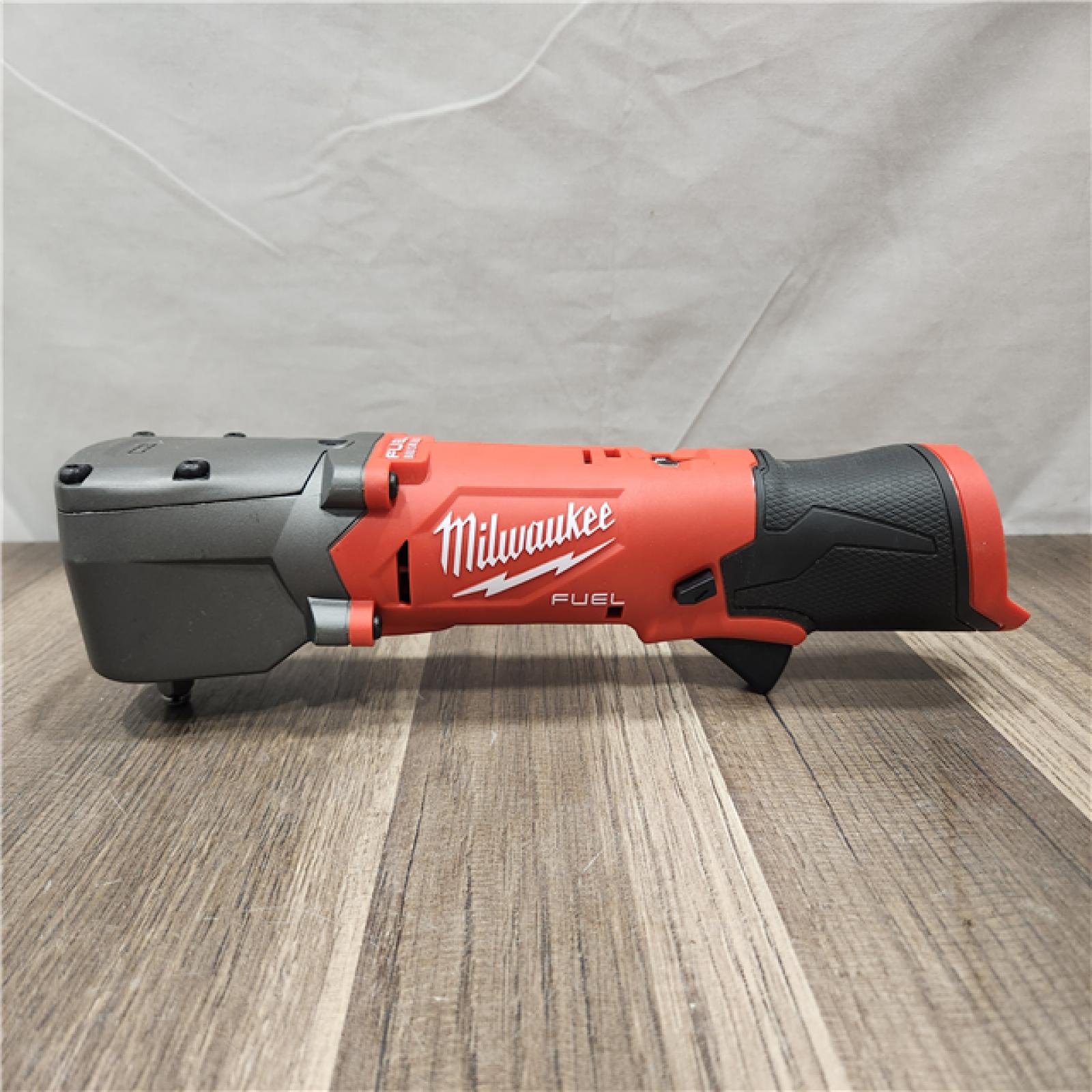 AS-IS- Milwaukee M12 FUEL 12V Lithium-Ion Brushless Cordless 3/8 in. Right Angle Impact Wrench (Tool-Only)