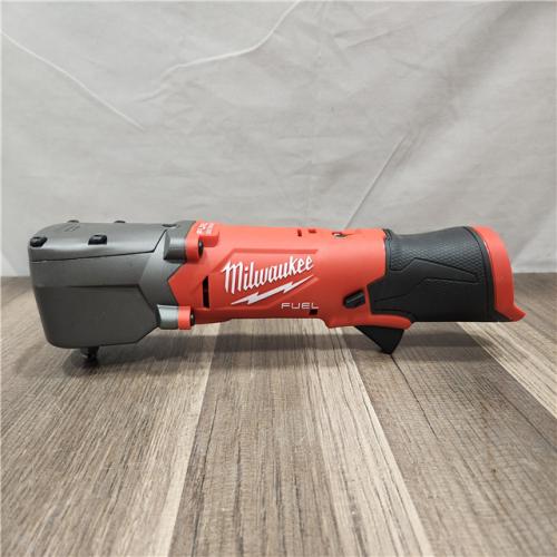 AS-IS- Milwaukee M12 FUEL 12V Lithium-Ion Brushless Cordless 3/8 in. Right Angle Impact Wrench (Tool-Only)
