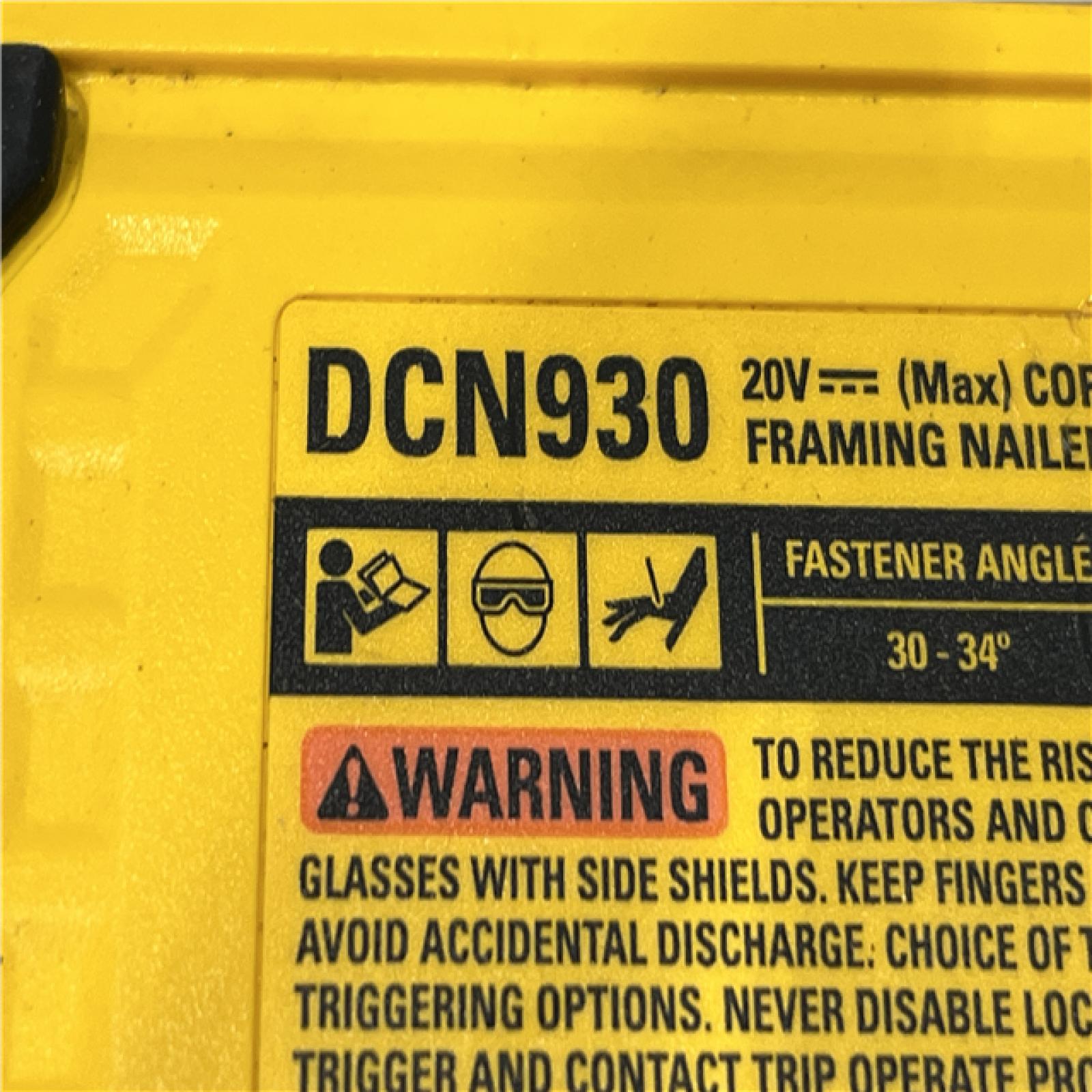 AS-IS DEWALT 20V 30 Degree Cordless Framing Nailer (Tool-Only)
