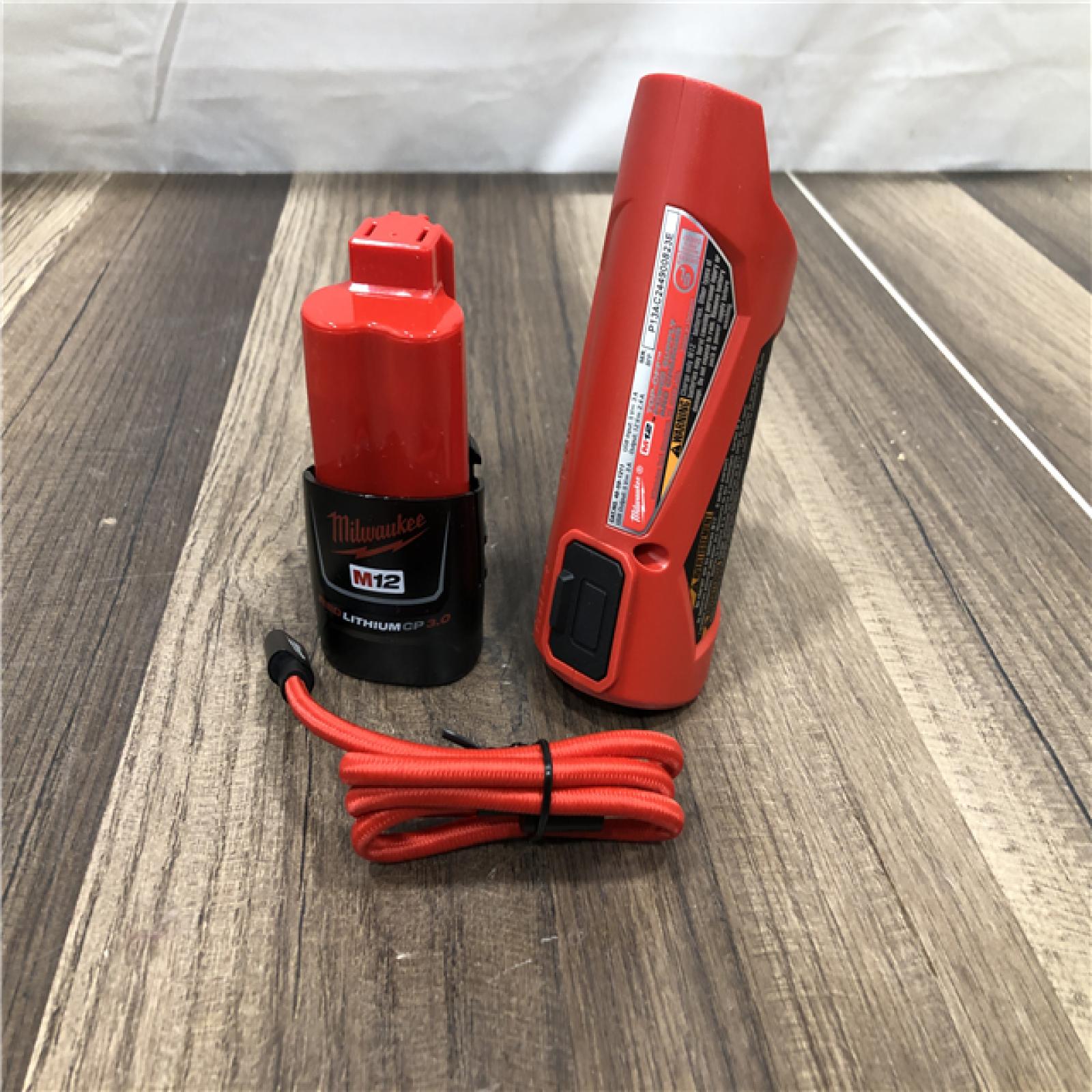 AS-IS Milwaukee Men's X-Large 12-Volt Lithium-Ion Cordless Tough Shell Black Heated Jacket Kit