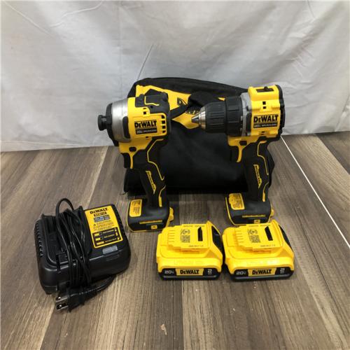 AS-IS DEWALT ATOMIC 20-Volt MAX Lithium-Ion Cordless Combo Kit