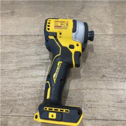 as-is DEWALT ATOMIC 20V MAX Cordless Brushless Compact 1/4 in. Impact Driver (Tool Only)