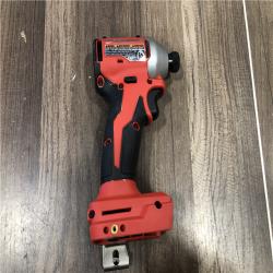 AS-IS Milwaukee M18 18V Lithium-Ion Brushless Cordless 1/4 in. Compact Impact Driver (Tool Only)