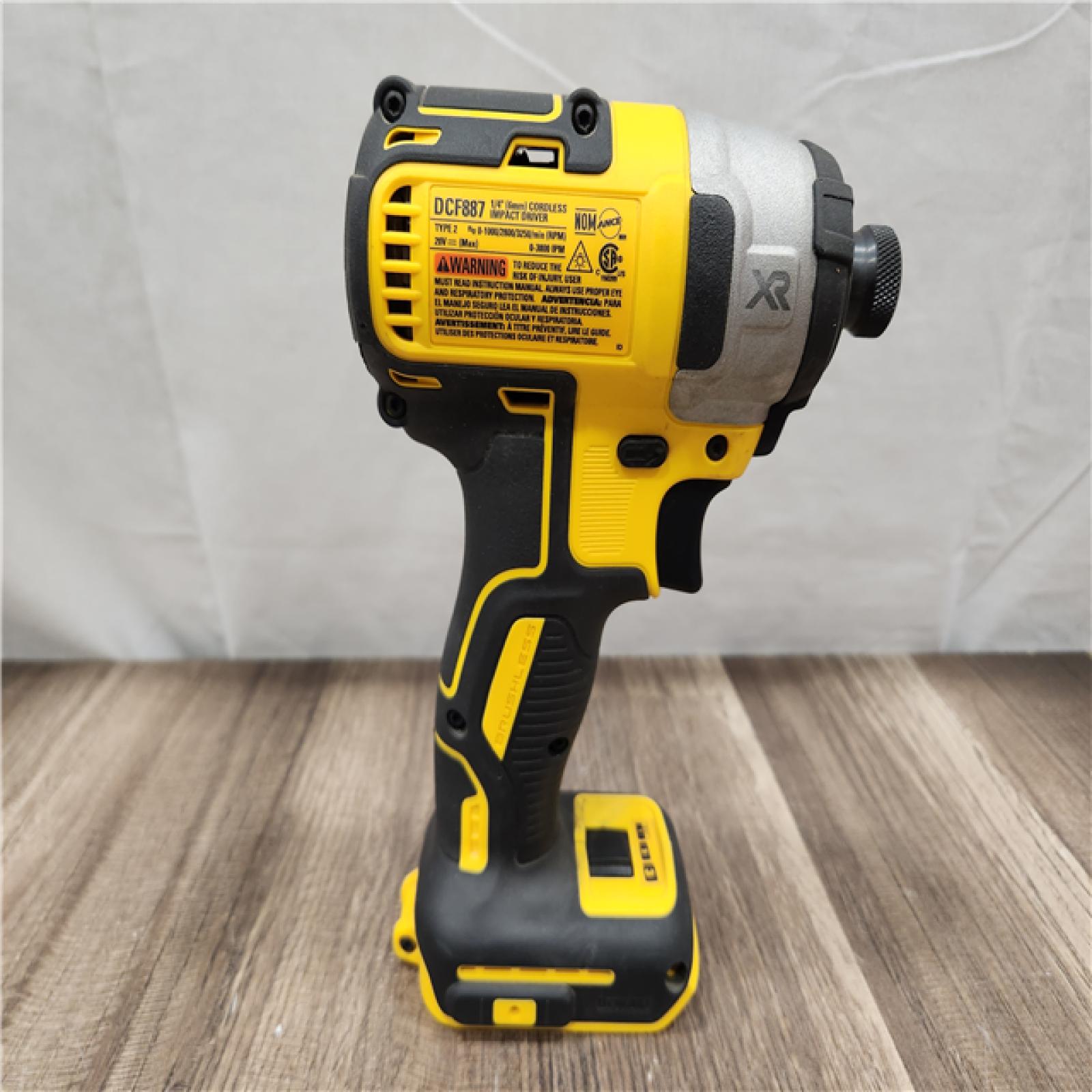 AS-IS Dewalt 20-Volt 1/4-Inch 3-Speed Brushless Impact Driver  (TOOL ONLY)