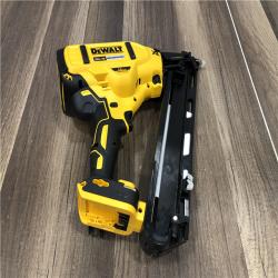 AS-IS DEWALT 20V MAX XR Lithium-Ion Cordless 15-Gauge Angled Finish Nailer (Tool Only)