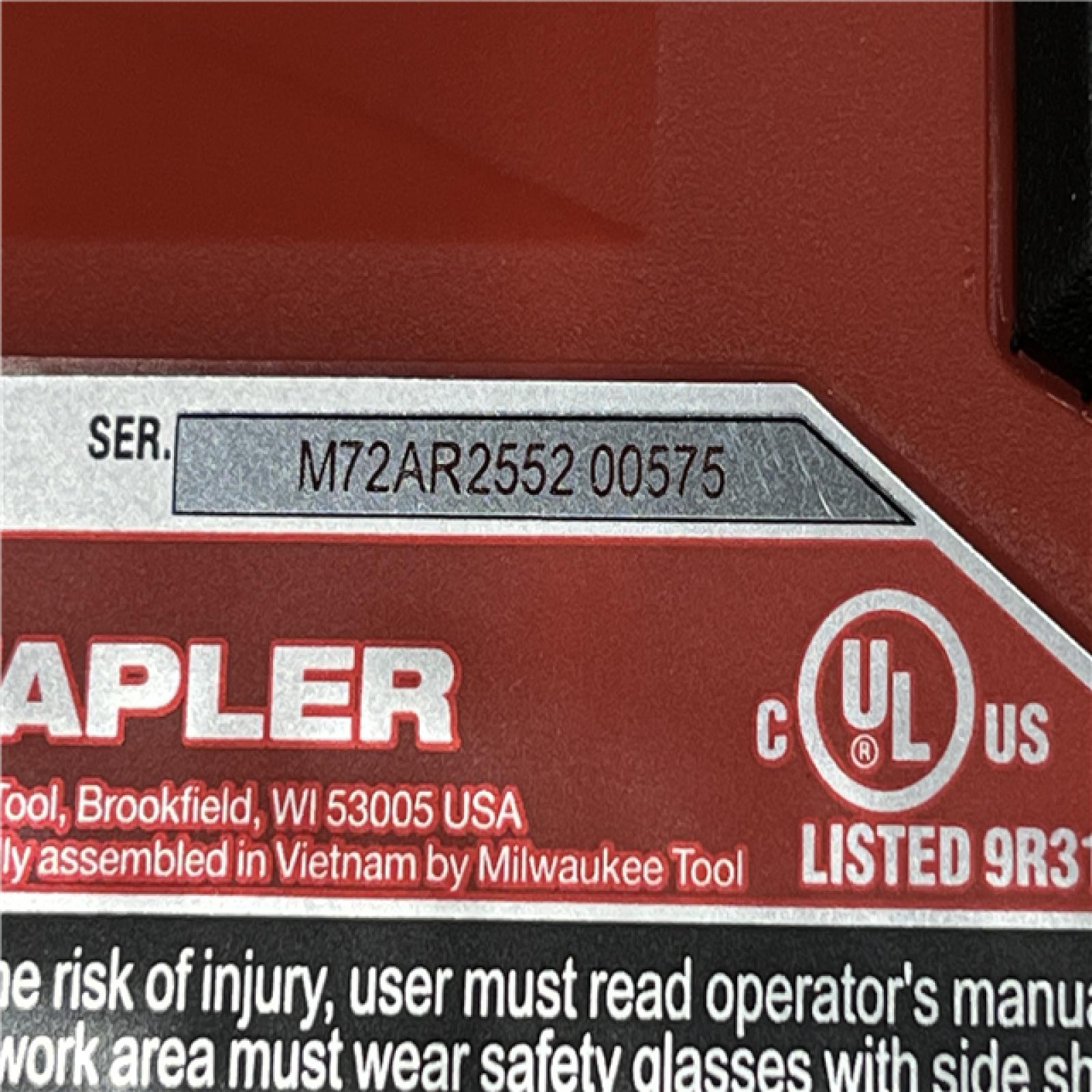 AS-IS Milwaukee 12-Volt Lithium-Ion Cordless Cable Stapler (Tool-Only)