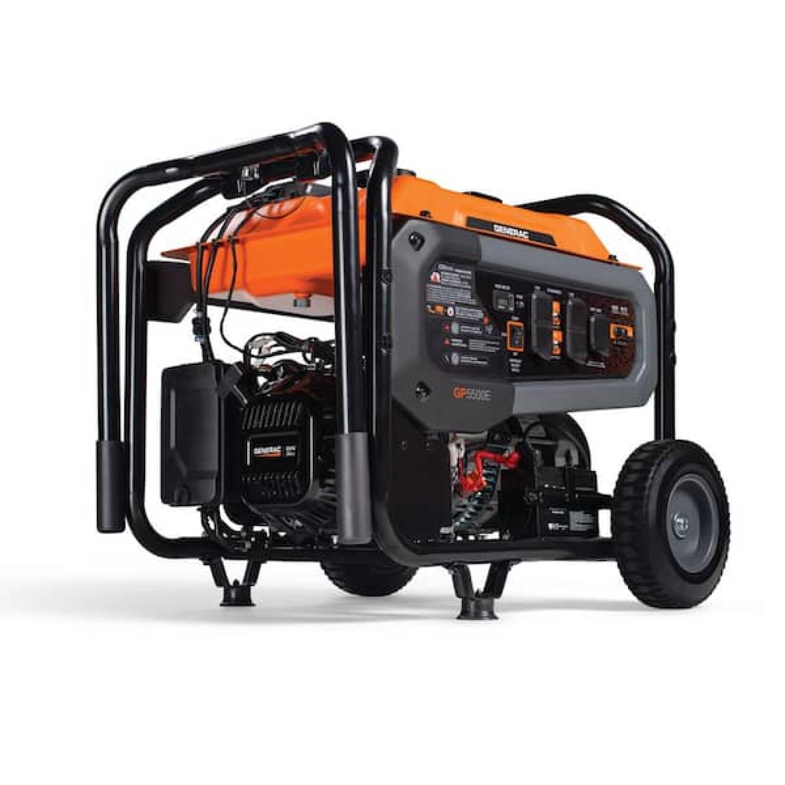 DALLAS LOCATION- AS-IS GENERAC 6875 / 5500-Watt Electric Switch Gasoline Powered Portable Generator