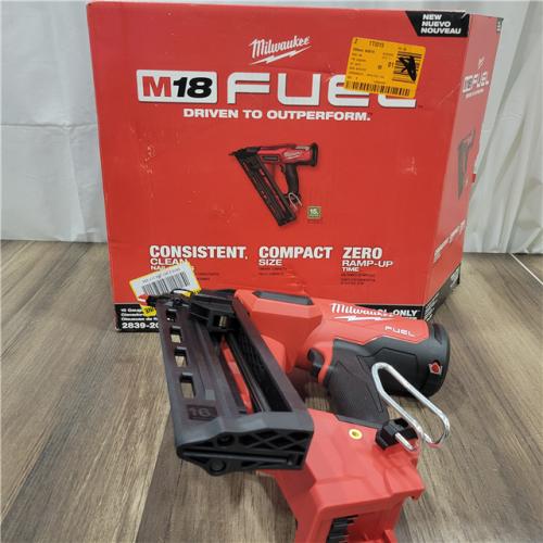 AS-IS  Milwaukee 2839-20 M18 FUEL 15 Ga. 18 Volt Brushless Angled Finish Nailer
