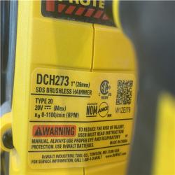 AS-IS DEWALT 20V MAX XR Cordless Brushless 1 in. SDS Plus L-Shape Rotary Hammer (Tool Only)