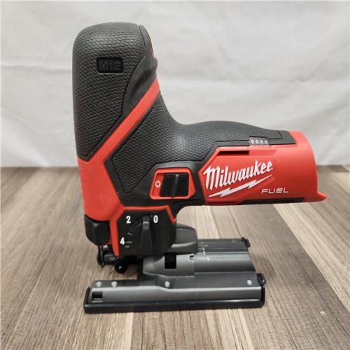 AS-IS Milwaukee M12 12V Fuel Lithium-Ion Cordless Jig Saw (Tool-Only)