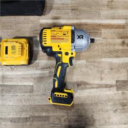 HOUSTON LOCATION - AS - IS DEWALT 20V MAX Cordless 1/2 in. Impact Wrench W/ BATTERY & CHARGER