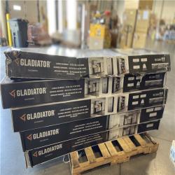 DALLAS LOCATION - Gladiator Ready-to-Assemble Steel Freestanding Garage Cabinet in Silver Tread (36 in. W x 72 in. H x 18 in. D)