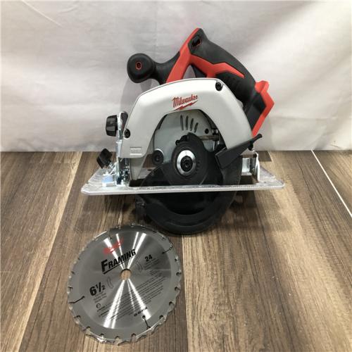 AS-IS Milwaukee M18 18V Lithium-Ion Cordless 6-1/2 in. Circular Saw (Tool-Only)