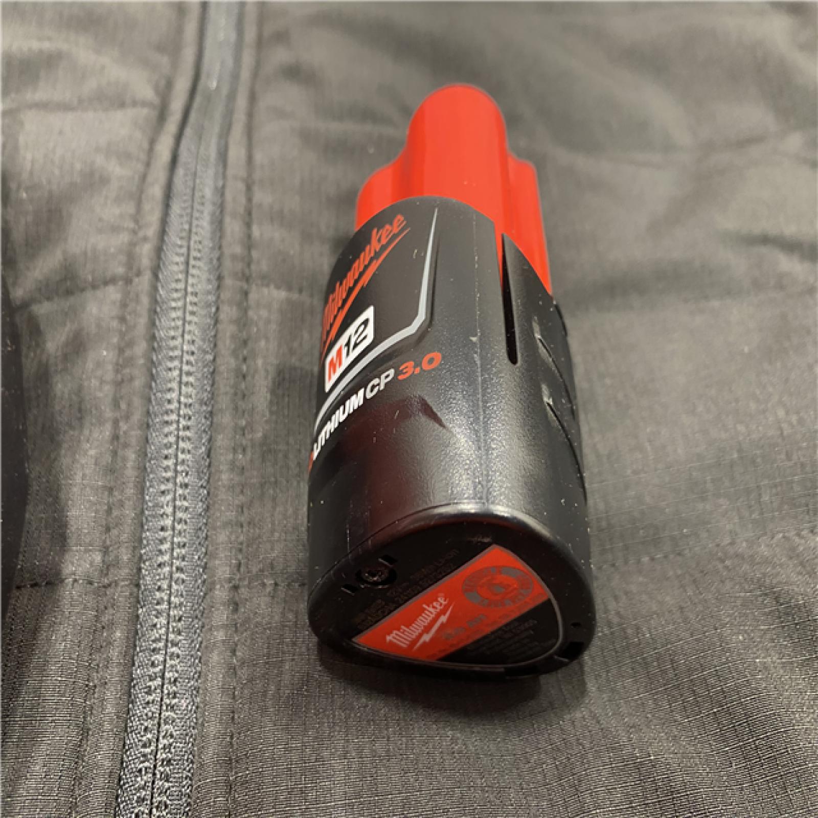 AS-IS Milwaukee Men's X-Large 12-Volt Lithium-Ion Cordless Axis Black Heated Vest Kit