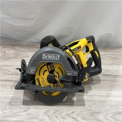 AS-IS DEWALT FLEXVOLT 60V MAX Cordless Brushless 7-1/4 in. Wormdrive Style Circular Saw (Tool Only)