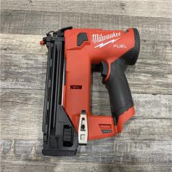 AS-IS Milwaukee FUEL 12-Volt Lithium-Ion Brushless Cordless 18-Gauge 1-1/2 in. Compact Brad Nailer (Tool Only)