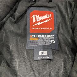 Milwaukee Men's X-Large  12-Volt Lithium-Ion Cordless Tough Shell Black Heated Jacket Kit