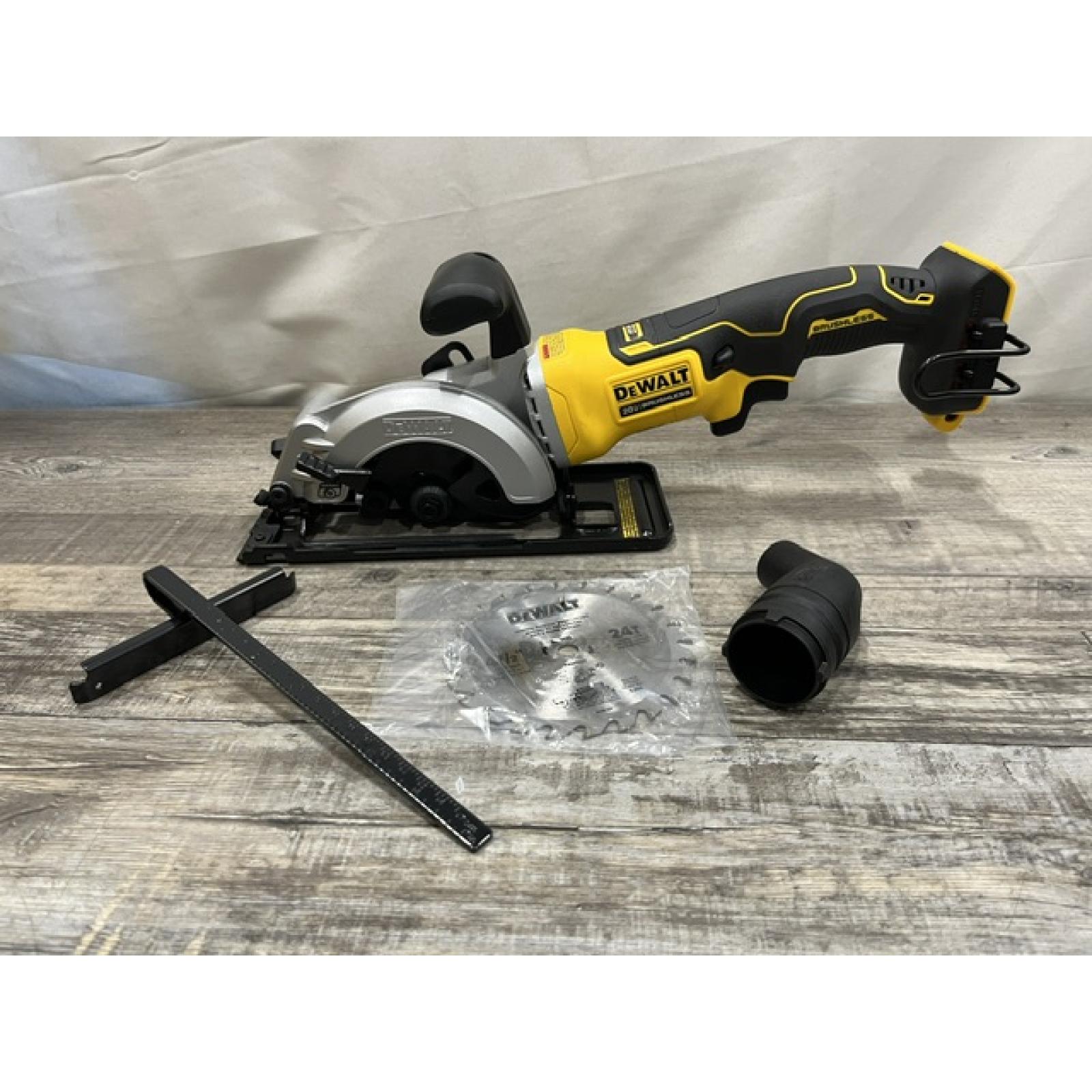 AS-IS DEWALT ATOMIC 20V MAX Cordless Brushless 4-1/2 in. Circular Saw (Tool Only)