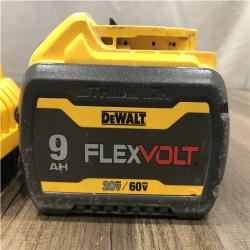 AS-IS DEWALT 20V/60V MAX FLEXVOLT Lithium-Ion 9.0Ah Battery and Charger Starter Kit