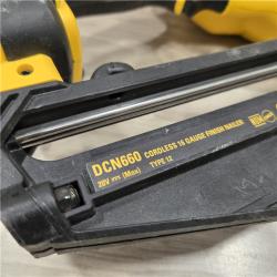 AS-IS DeWalt 20V 16 Gauge Cordless Angled Finish Nailer Kit