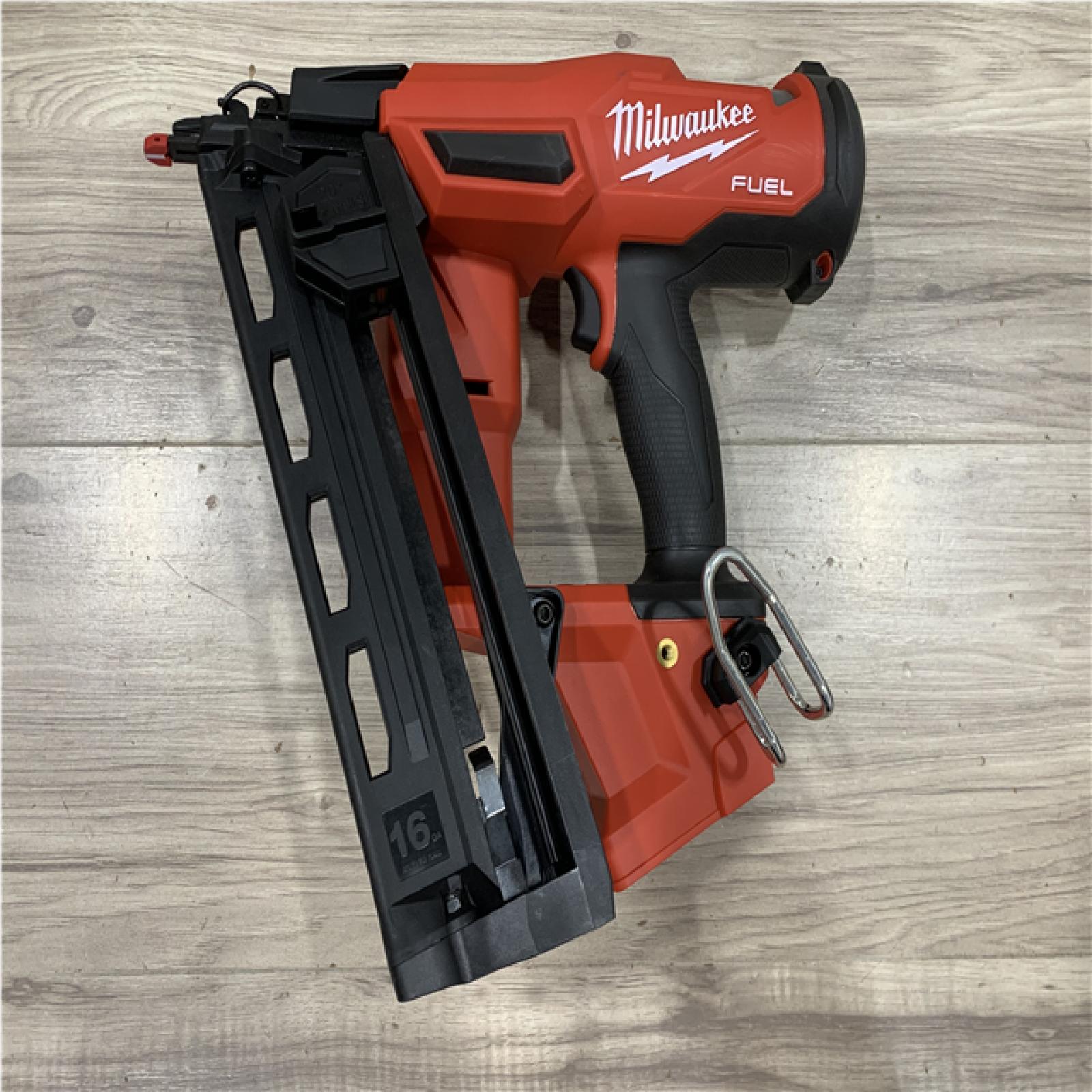 AS-IS Milwaukee FUEL 18-Volt Lithium-Ion Brushless Cordless Gen II 16-Gauge Angled Finish Nailer (Tool-Only)