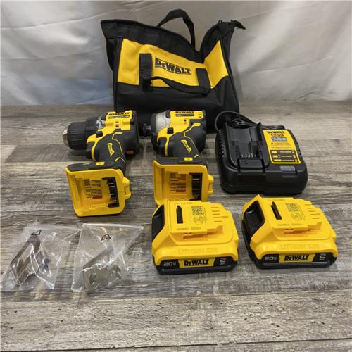 AS-IS DEWALT ATOMIC 20-Volt MAX Lithium-Ion Cordless Combo Kit