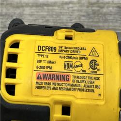 AS-IS DEWALT Atomic 20V Max Lithium-Ion Brushless Cordless Compact 1/4 in. Impact Driver Kit