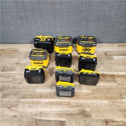 HOUSTON LOCATION - AS - IS DEWALT BATTERY PACK QTY - 10