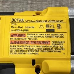 AS-IS DEWALT 20V MAX Lithium-Ion Cordless 1/2 in. Impact Wrench Kit