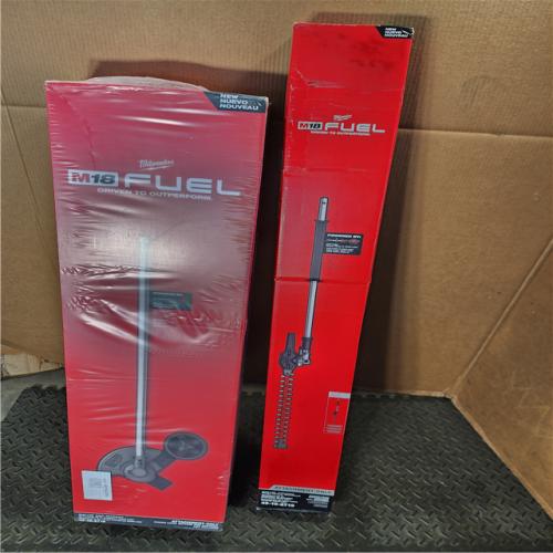 HOUSTON LOCATION - AS-IS (NEW) MILWAUKEE 2 QUIK-LOK ATTACHMENT (EDGER ATTACHMENT & HEDGE-TRIMMER ATTACHMENT)