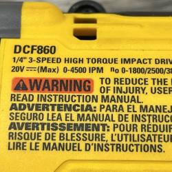 AS-IS DEWALT 20V MAX XR Cordless Impact Driver (Tool Only)
