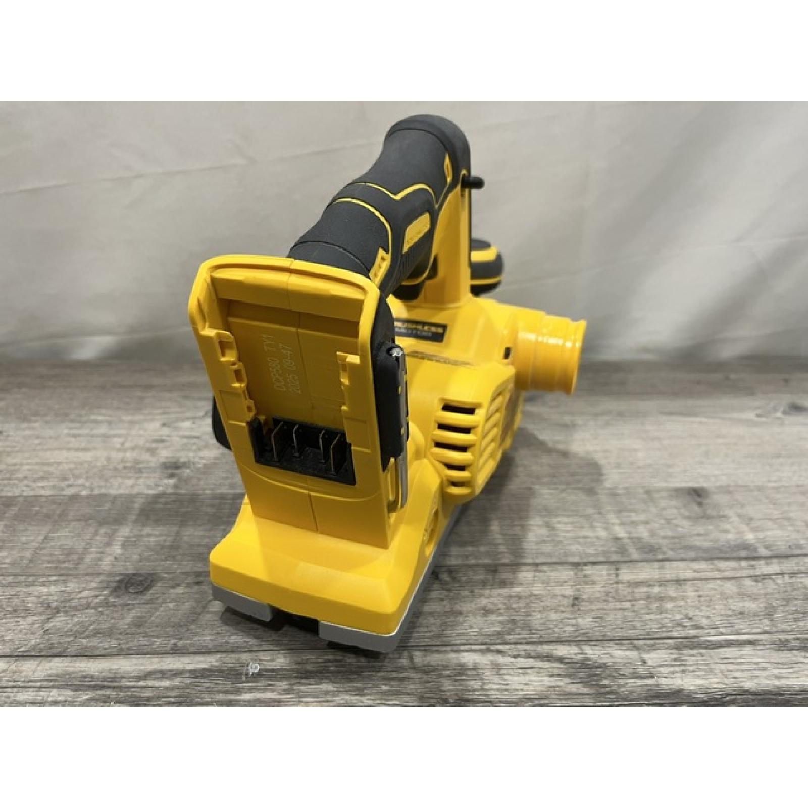 AS-IS DEWALT 20V MAX XR Cordless Brushless 3-1/4 in. Planer (Tool Only)