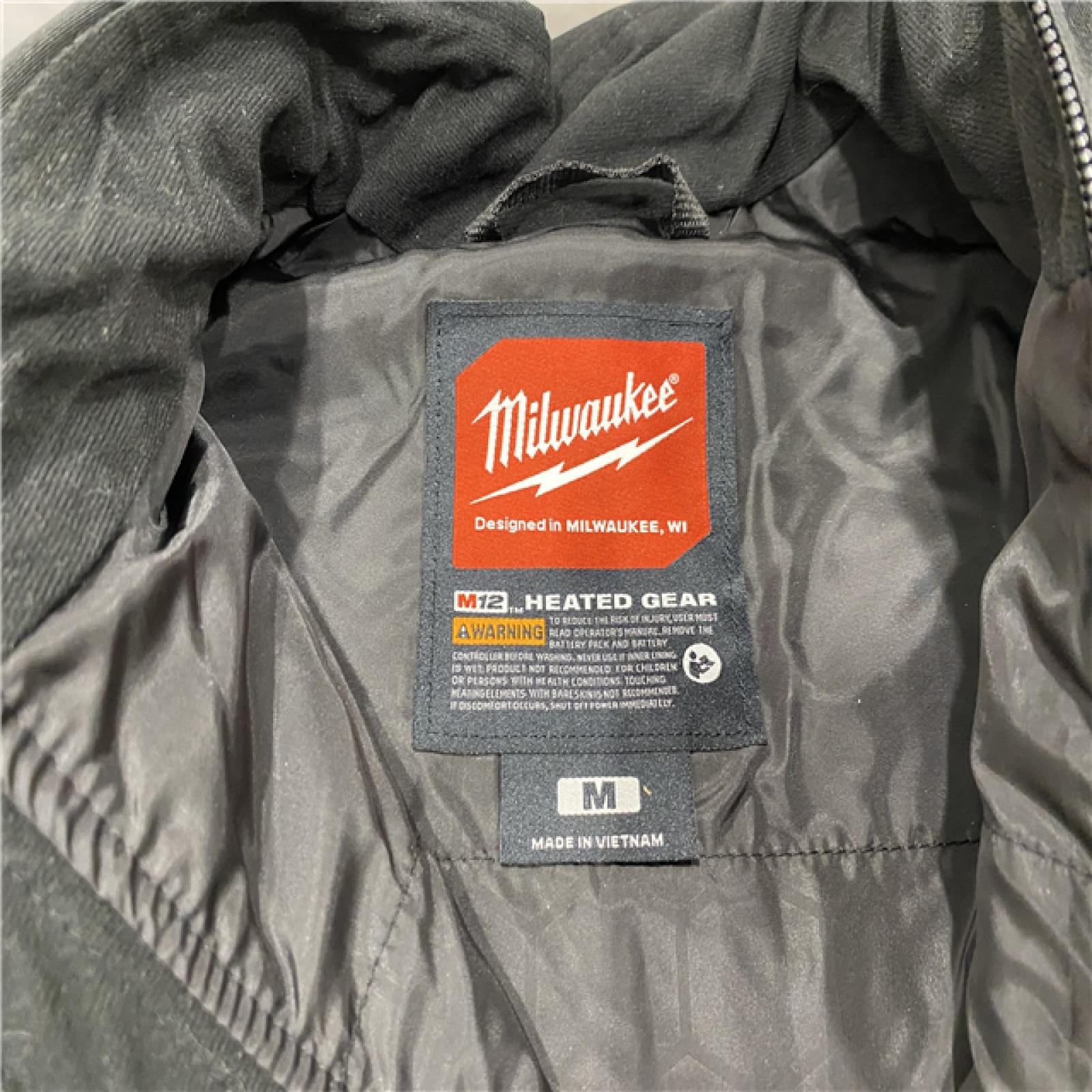 AS-IS Milwaukee Women's Medium 12-Volt Lithium-Ion Cordless Axis Black Heated Vest Kit