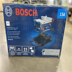 DALLAS LOCATION - Bosch 15 Amp Corded 10 in. Jobsite Table Saw with Gravity Rise Stand