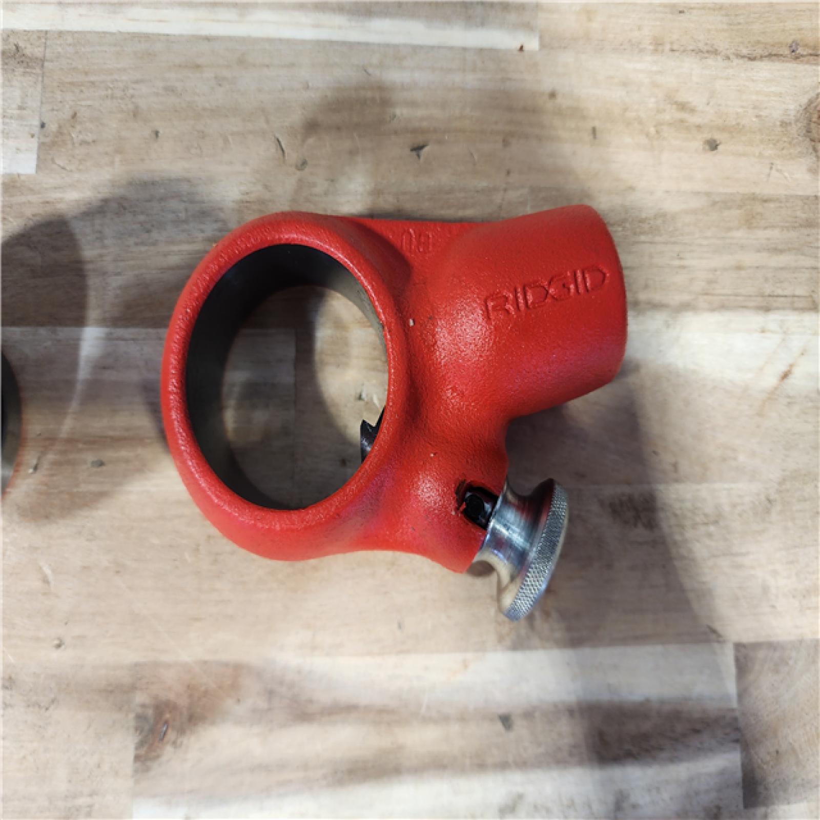 HOUSTON LOCATION - AS-IS RIDGID 36345 Exposed Ratchet Threader Set  1/2-1 Capacity NPT