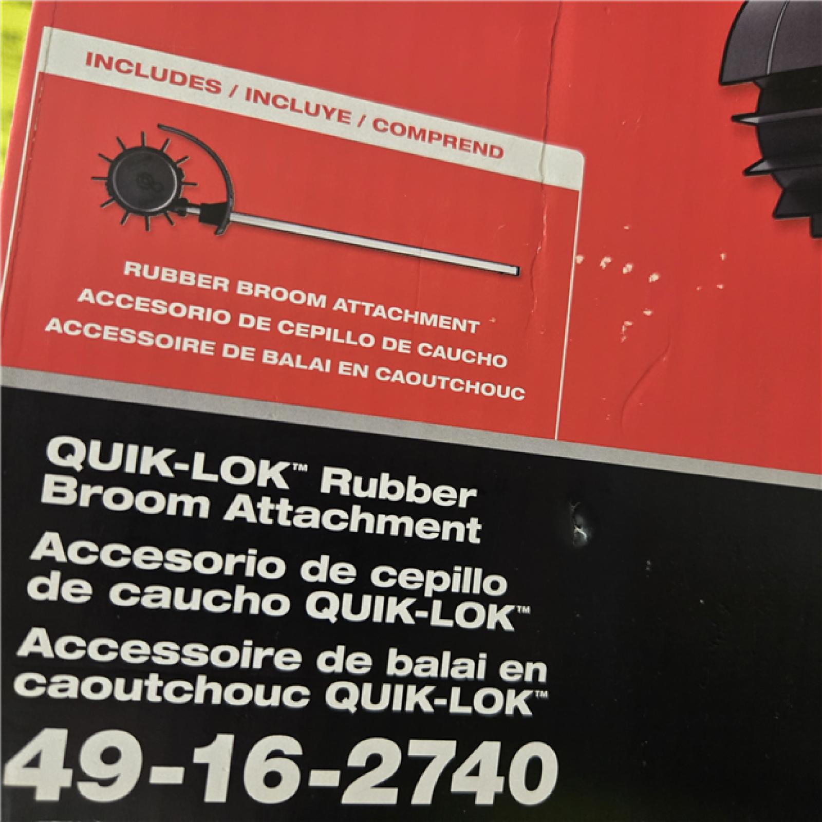 NEW! - M18 FUEL QUIK-LOK Rubber Broom Attachment