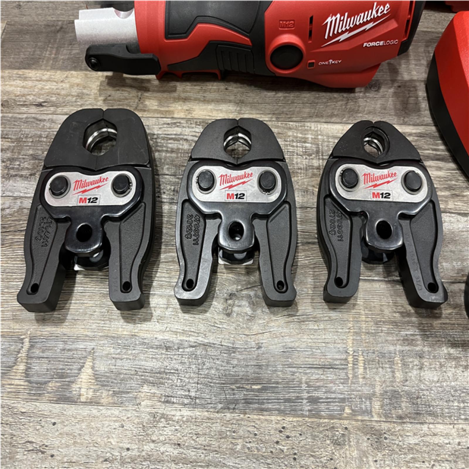AS-IS Milwaukee 12-Volt Lithium-Ion FORCE LOGIC Copper Press Tool Kit