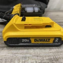 AS-IS DEWALT 20V MAX Lithium-Ion 15-Degree Electric Cordless Roofing Nailer Kit