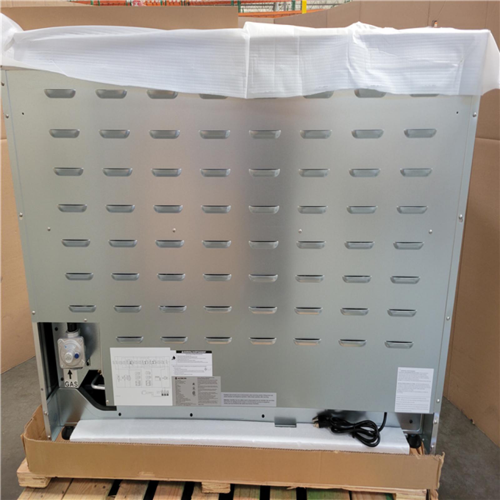 California AS-IS Professional Style 48 Gas Range; Model #UL-BKRGAM48-ST; Appears in Excellent Condition