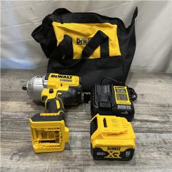 AS-IS DEWALT 20V MAX Lithium-Ion Cordless 1/2 in. Impact Wrench Kit