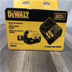 AS-IS DEWALT 20V MAX Lithium-Ion 5.0 Ah Battery and Charger