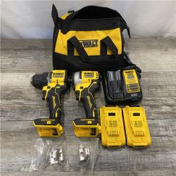 AS-IS DEWALT ATOMIC 20-Volt MAX Lithium-Ion Cordless Combo Kit