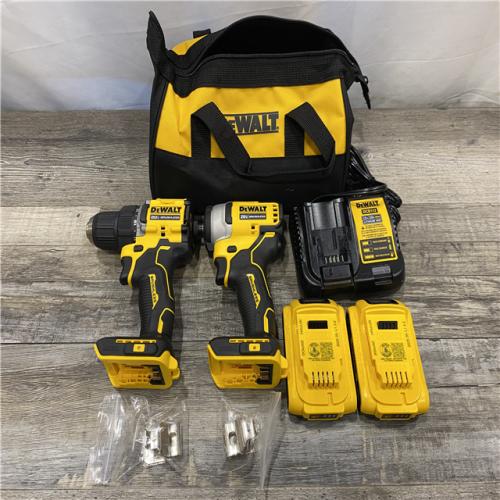 AS-IS DEWALT ATOMIC 20-Volt MAX Lithium-Ion Cordless Combo Kit