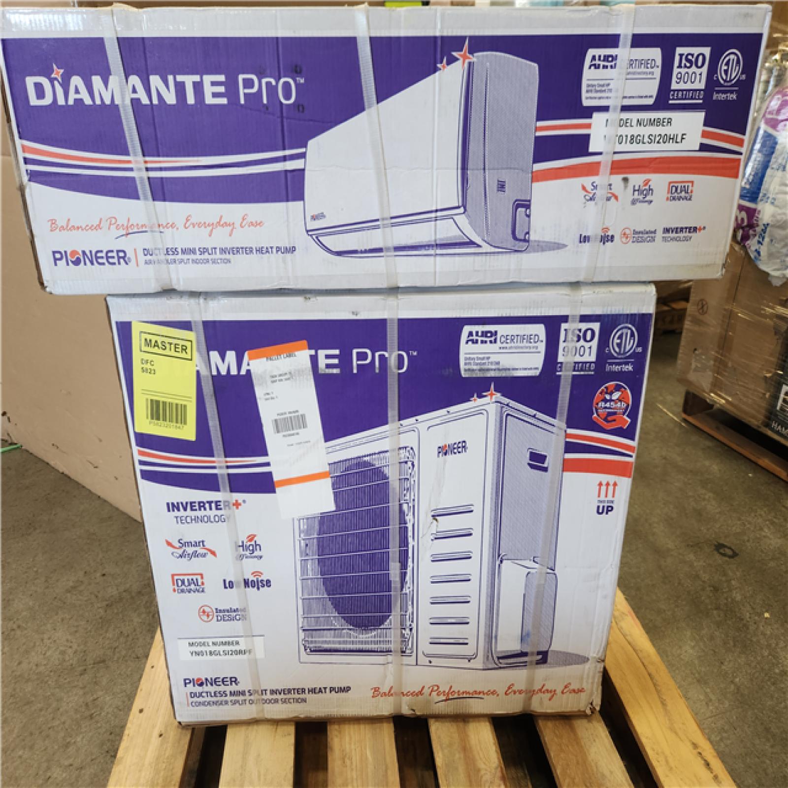 Phoenix NEW Pioneer Diamante Pro Low-Ambient 1-Zone 18 000 BTU 21 SEER2 Ductless Mini Split Inverter Heat Pump with 16 ft. Lines 208V / 230V