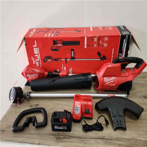 Phoenix Location NEW Milwaukee M18 FUEL 18V Lithium-Ion Brushless Cordless QUIK-LOK String Trimmer/Blower Combo Kit with Battery & Charger (2-Tool) 3000-21