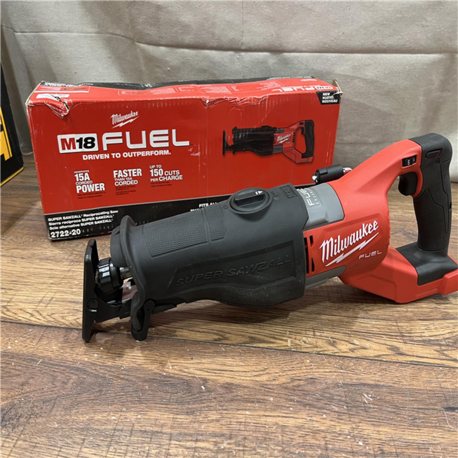 AS-IS Milwaukee M18 Fuel 18V Brushless Super Sawzall Reciprocating Saw 2722-20 (Bare Tool)