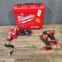 HOUSTON LOCATION - AS-IS M18 FUEL 18V Lithium-Ion Brushless Cordless Hammer Drill and Impact Driver Combo Kit (2-Tool) with 2 Batteries